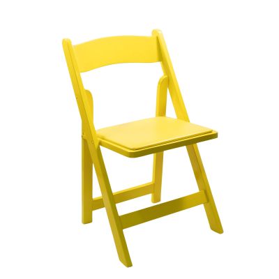 Image of Crayon Yellow Folding Chair